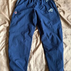 NFL Rams Blue Joggers with Logo